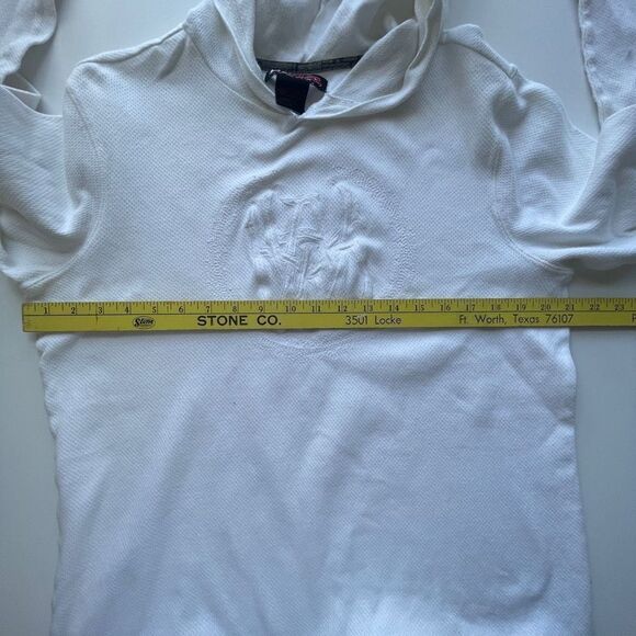 Tony Hawk Women's Hawks Icon Logo Pullover Hoodie White XL - Picture 7 of 12